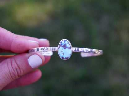Stamped Cuff Bracelet (Golden Hill)