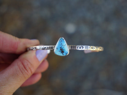 Stamped Cuff Bracelet (Golden Hill)