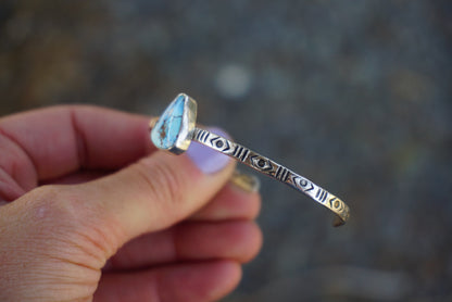 Stamped Cuff Bracelet (Golden Hill)