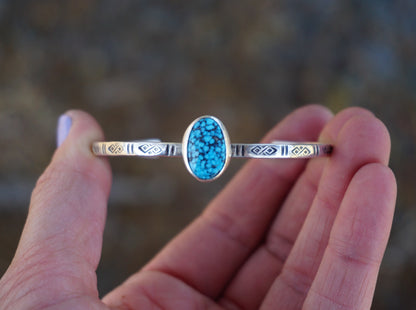 Stamped Cuff Bracelet (Kingman)
