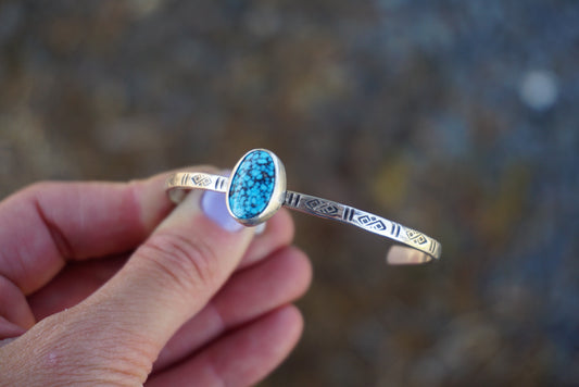 Stamped Cuff Bracelet (Kingman)