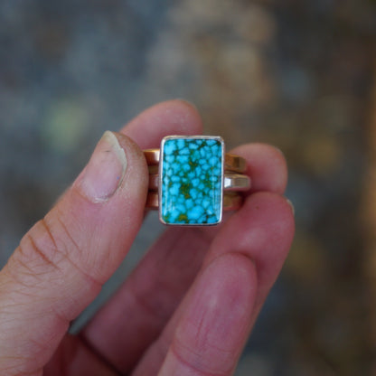 Gold & Silver Stacker Ring (Size 7)