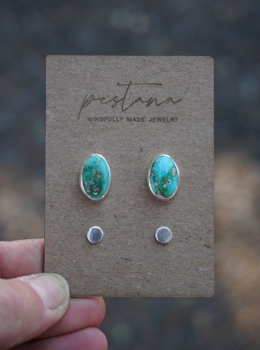 Turquoise Stud Set (Sonroan Gold)
