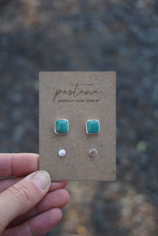 Turquoise Stud Set (Fox Turquoise)