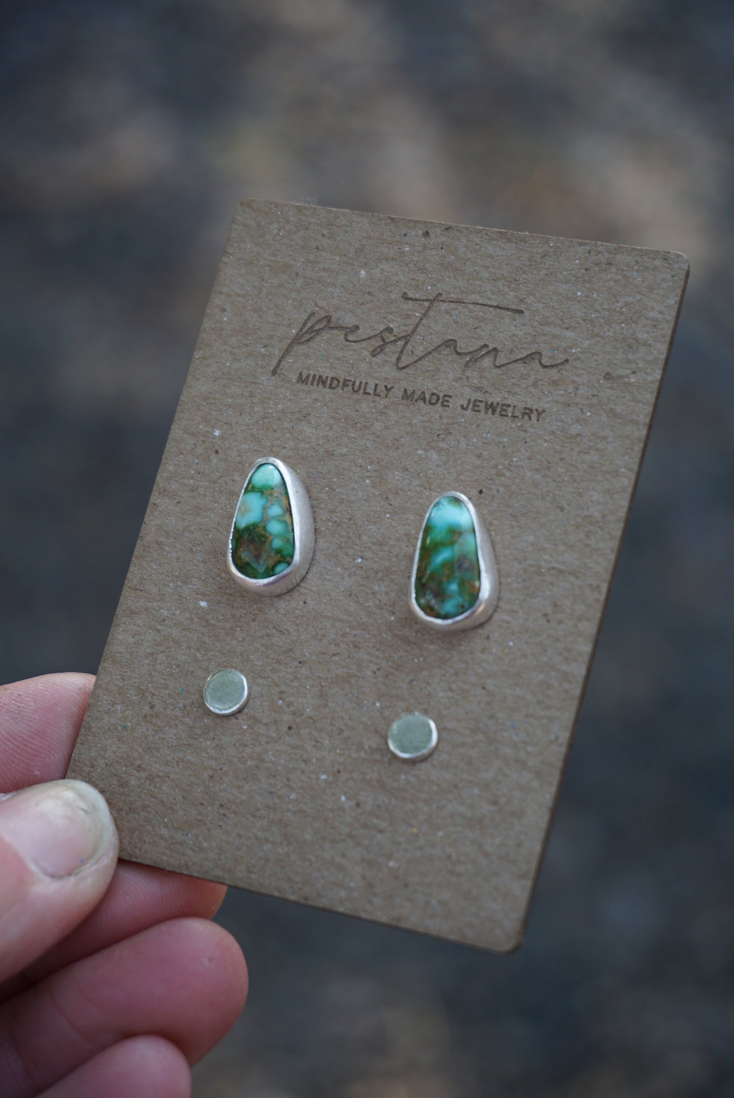 Turquoise Stud Set (Sonoran Gold Turquoise)