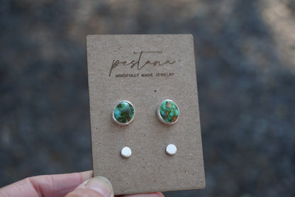 Turquoise Stud Set (Sonoran Gold Turquoise)