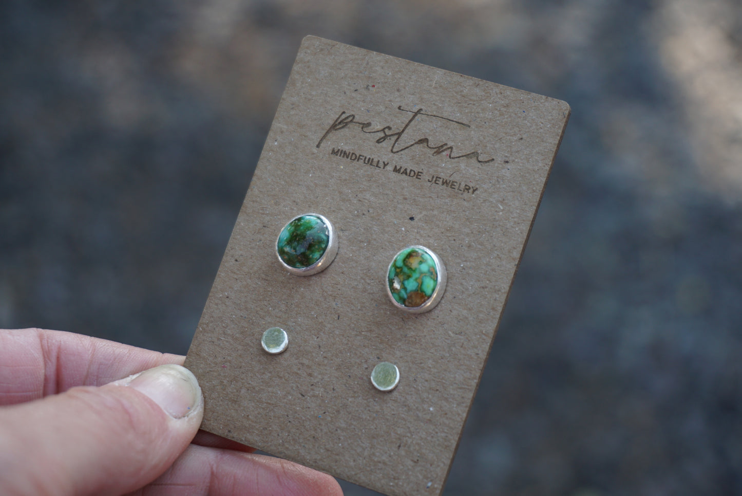 Turquoise Stud Set (Sonoran Gold Turquoise)