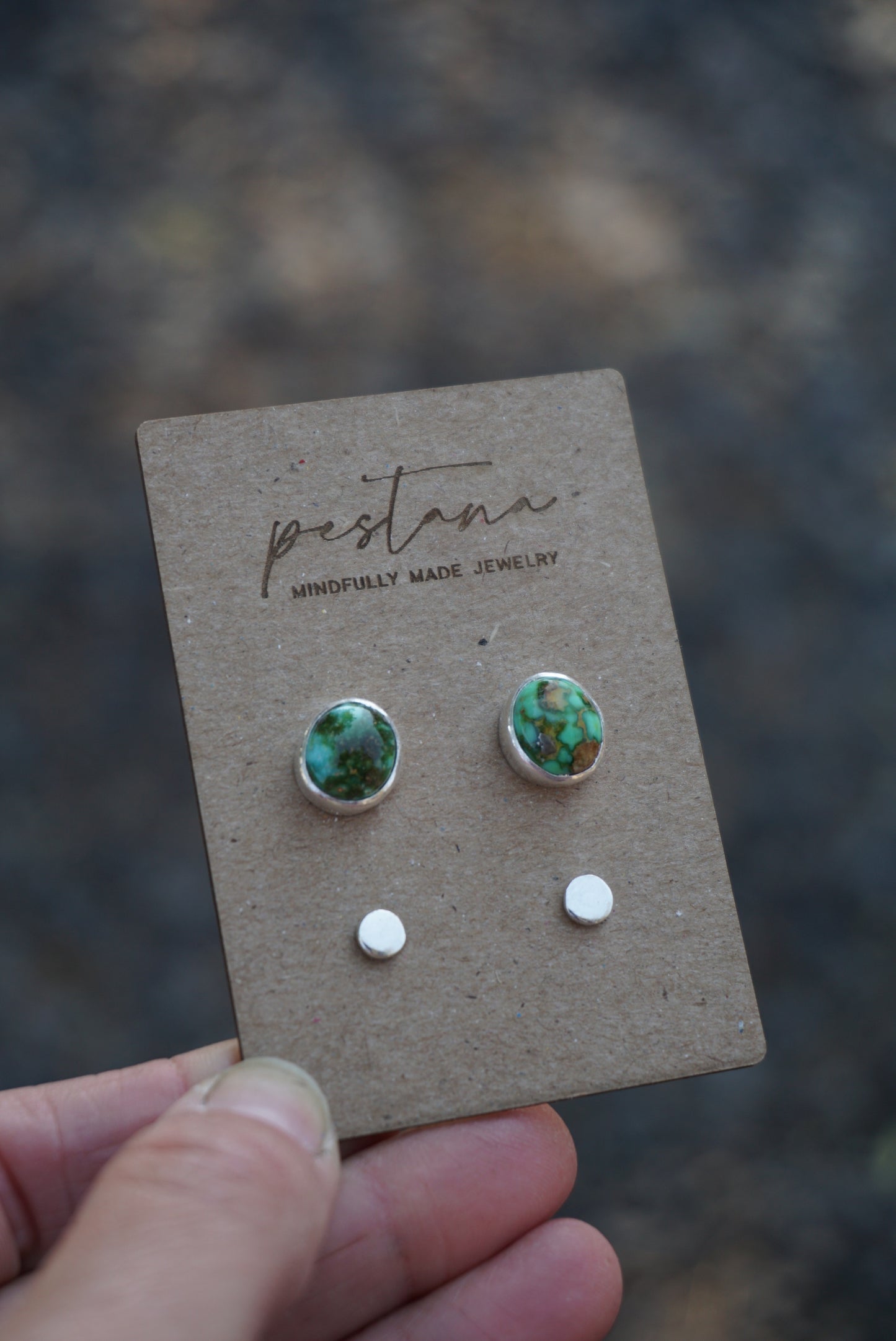 Turquoise Stud Set (Sonoran Gold Turquoise)