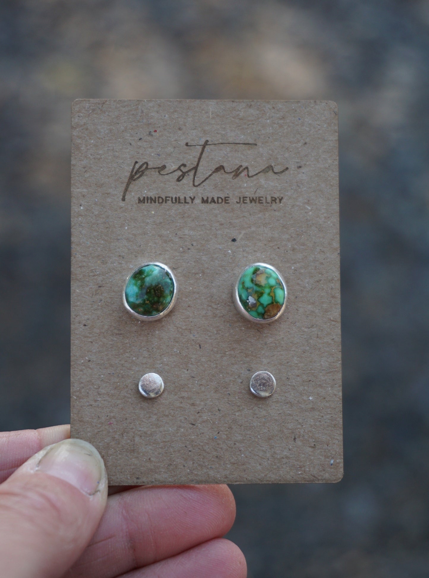 Turquoise Stud Set (Sonoran Gold Turquoise)