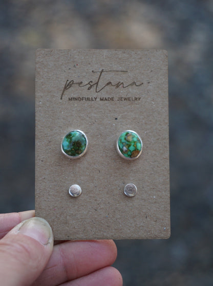 Turquoise Stud Set (Sonoran Gold Turquoise)