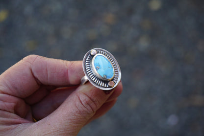 Small Sundial Ring (size 8.5)
