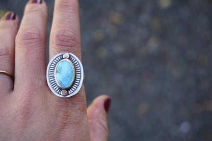 Small Sundial Ring (size 8.5)