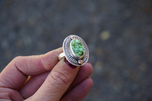 Small Sundial Ring (size 7.25)