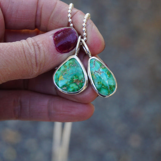 Turquoise Wrap Necklace (Sonoran Gold)