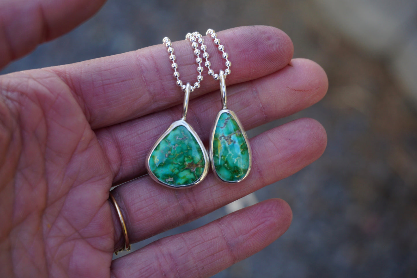 Turquoise Wrap Necklace (Sonoran Gold)