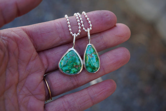 Turquoise Wrap Necklace (Sonoran Gold)