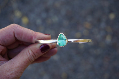 Stamped Cuff Bracelet (Sonoran Gold)