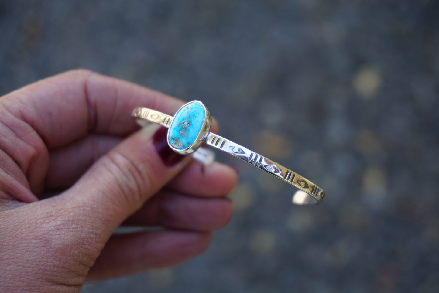 Stamped Cuff Bracelet (Royston)