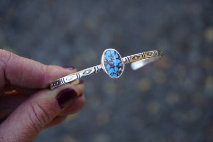 Stamped Cuff Bracelet (Golden Hill)