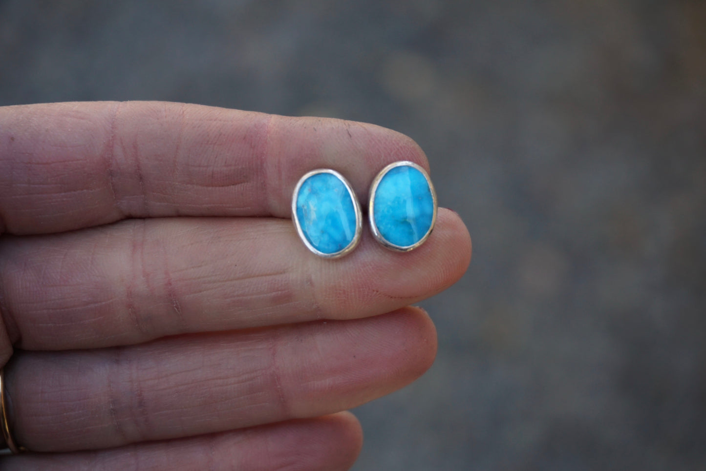 Stud Earrings (Sleeping Beauty)