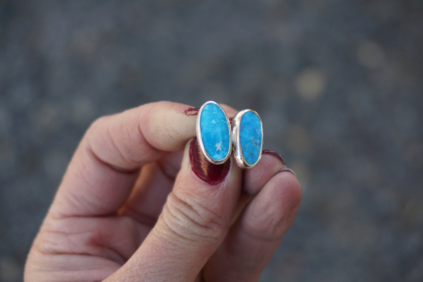 Stud Earrings (Sleeping Beauty)