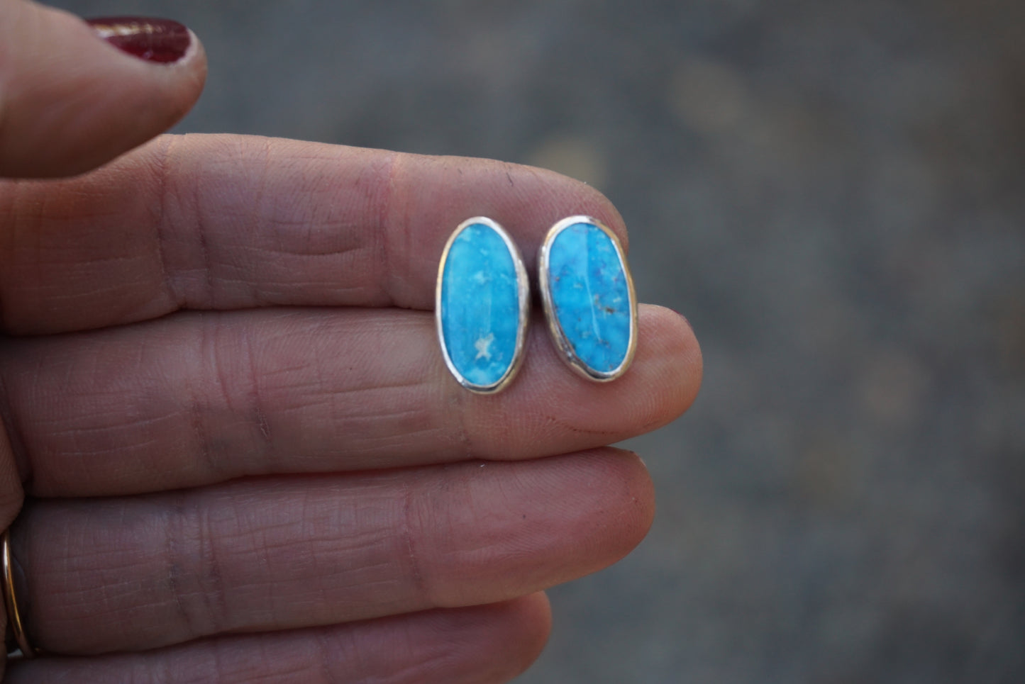Stud Earrings (Sleeping Beauty)