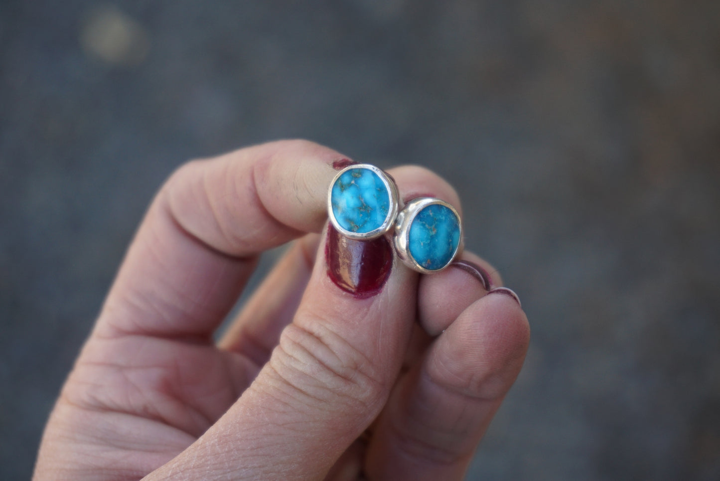 Stud Earrings (Sleeping Beauty)