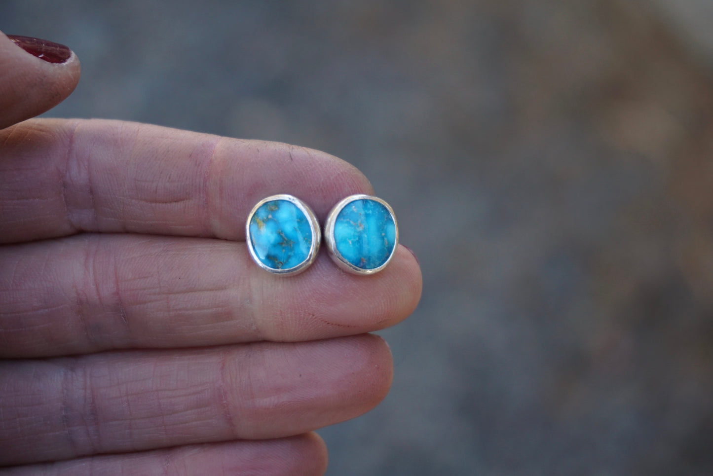 Stud Earrings (Sleeping Beauty)