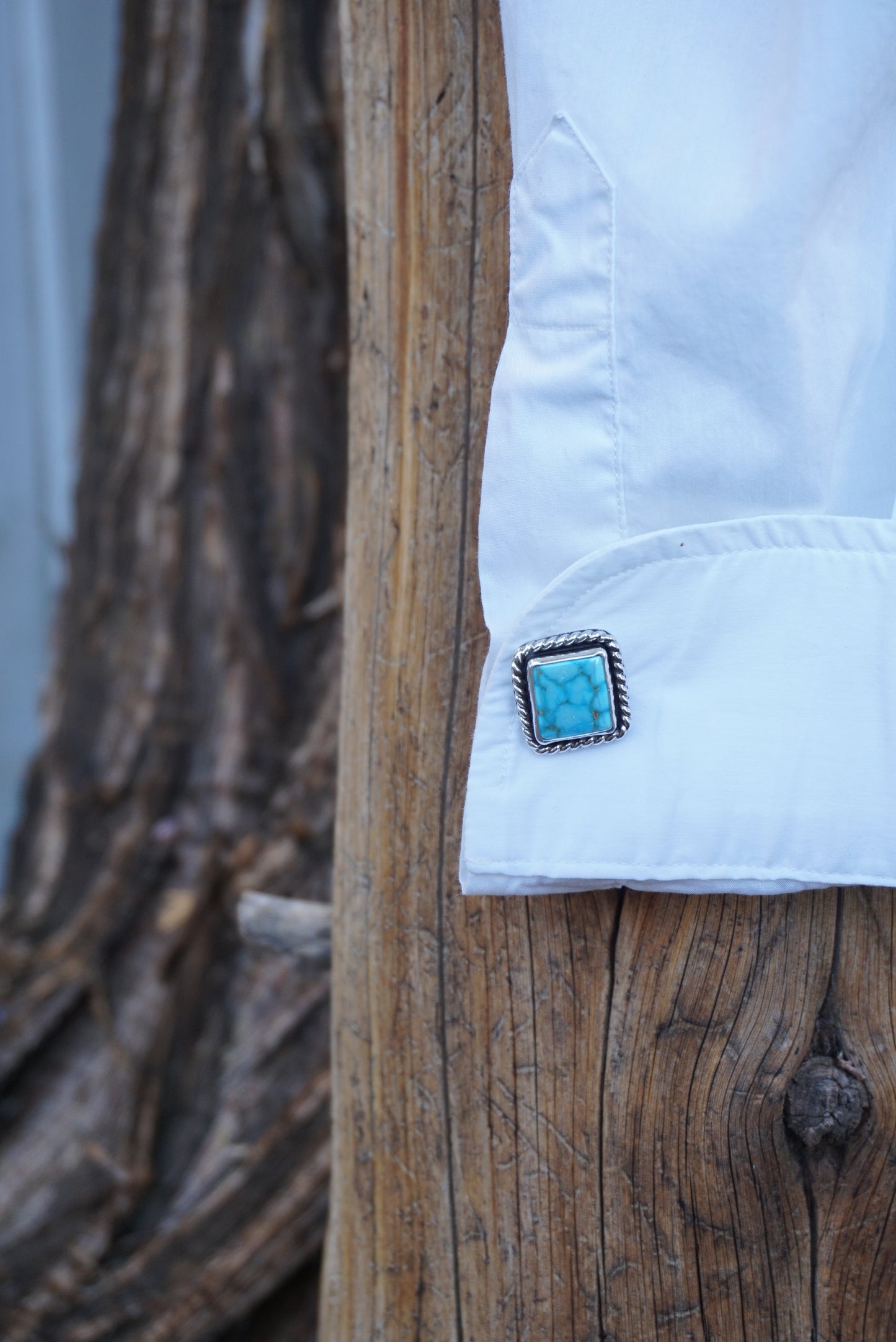 Turquoise Cufflink (Kingman)