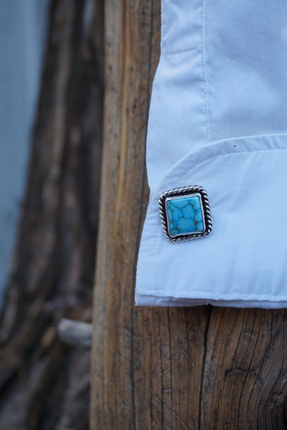 Turquoise Cufflink (Kingman)