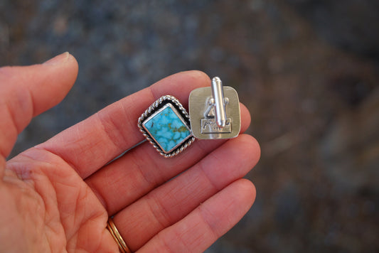 Turquoise Cufflink (Kingman)