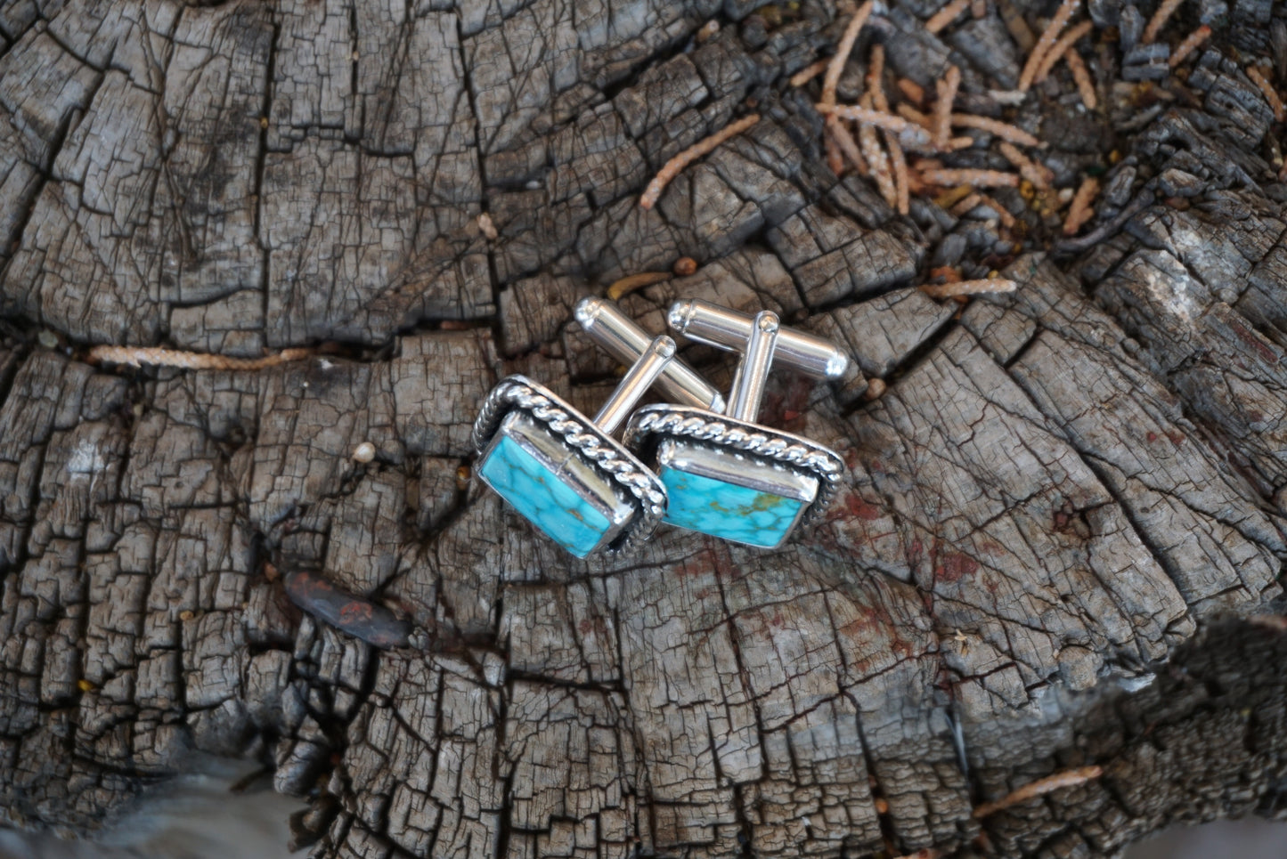 Turquoise Cufflink (Kingman)
