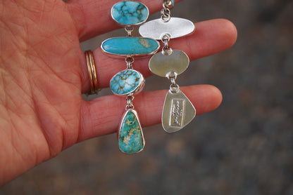 Cascade Statement Earring (Multi Stone)