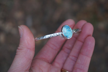 Stamped Cuff Bracelet (Golden Hill)