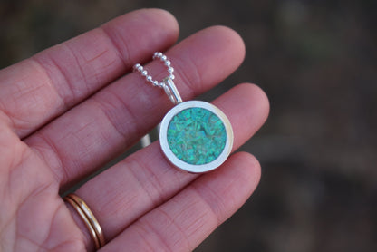 Inlay Pendant (Kiwi Opal)