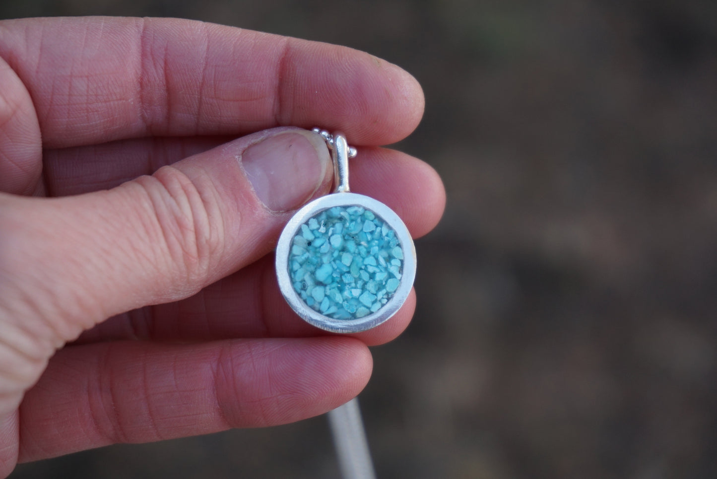 Inlay Pendant (Turquoise)