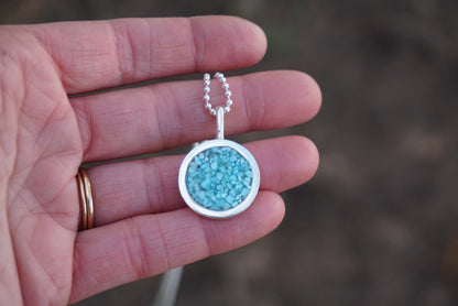 Inlay Pendant (Turquoise)
