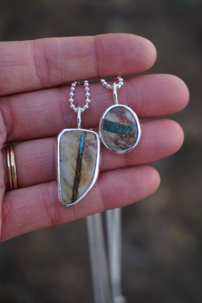 Turquoise Wrap Necklace (Royston Ribbon)