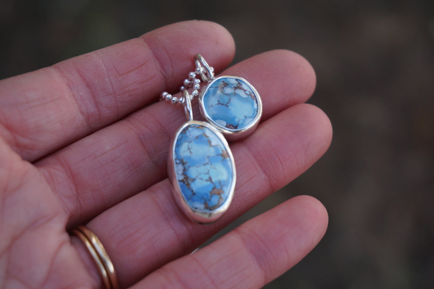 Turquoise Wrap Necklace (Golden Hill)