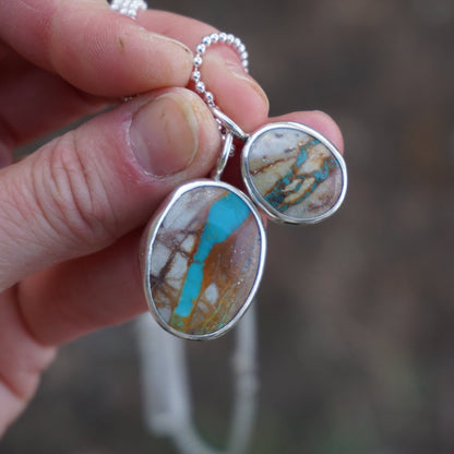 Turquoise Wrap Necklace (Royston Ribbon)