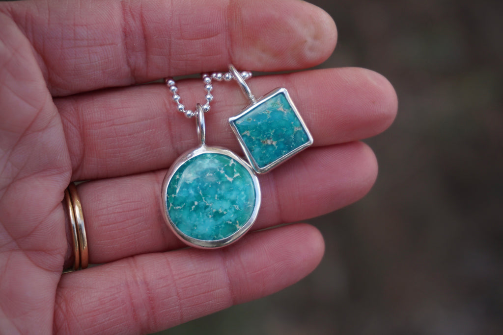 Turquoise Wrap Necklace (Emerald Valley)