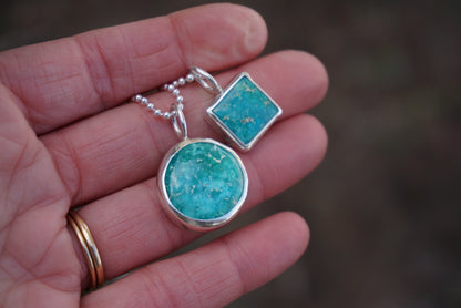Turquoise Wrap Necklace (Emerald Valley)