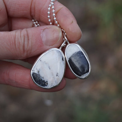 Turquoise Wrap Necklace (White Buffalo)