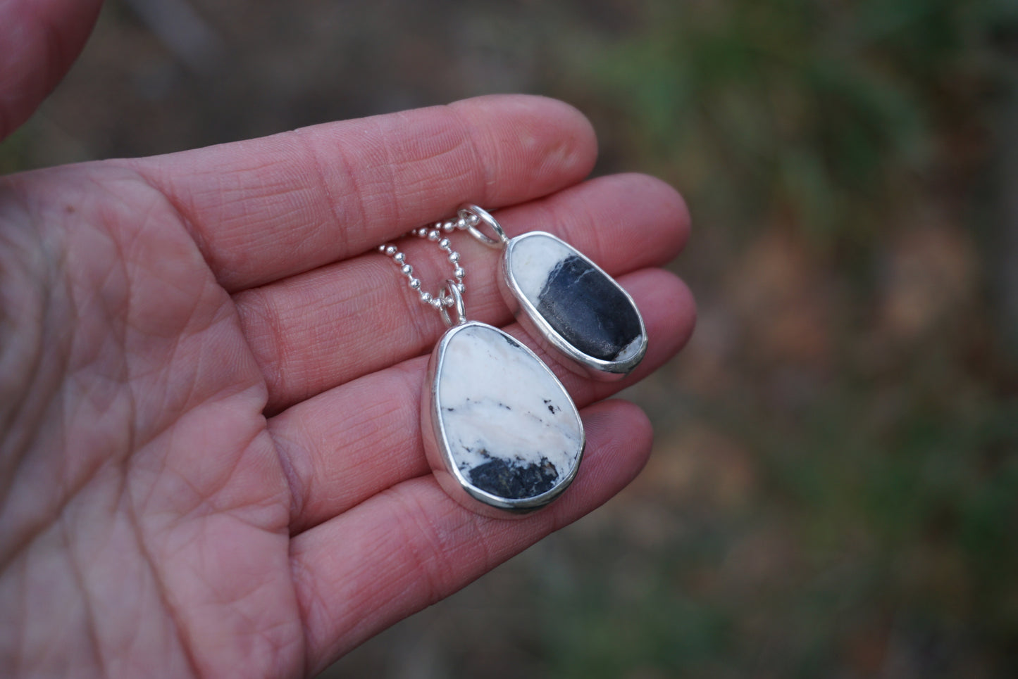 Turquoise Wrap Necklace (White Buffalo)