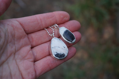 Turquoise Wrap Necklace (White Buffalo)