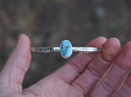 Stamped Cuff Bracelet (Golden Hill)