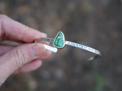Stamped Cuff Bracelet (Sonoran Gold)