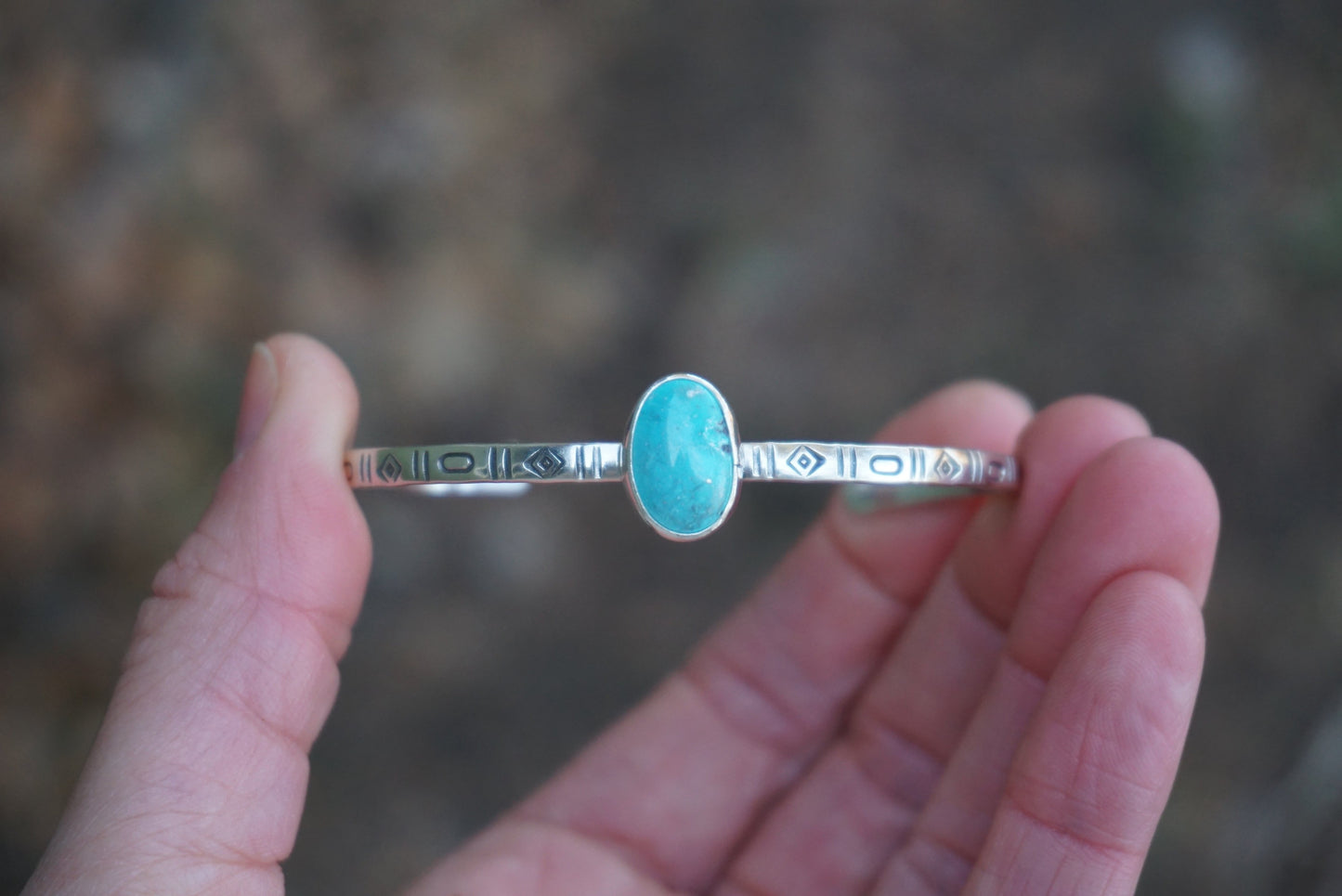 Stamped Cuff Bracelet (Royston)