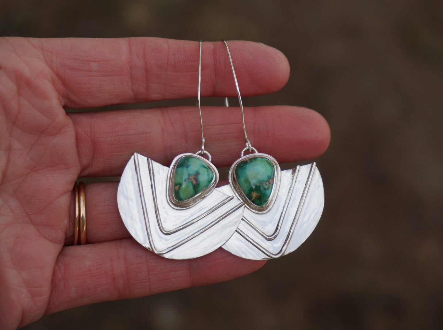 Chevron Danglers (Sonoran Gold)