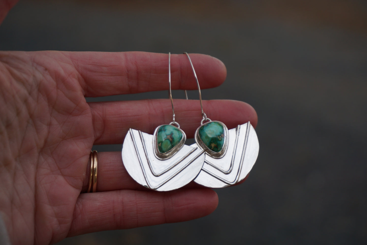 Chevron Danglers (Sonoran Gold)